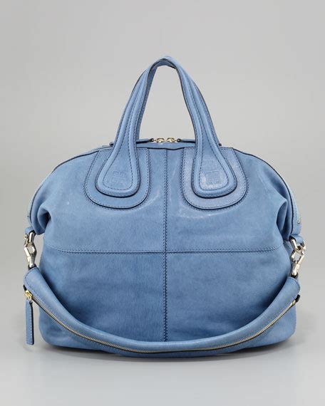 givenchy nightingale medium sky blue|Givenchy Nightingale Zanzi Medium Leather Satchel .